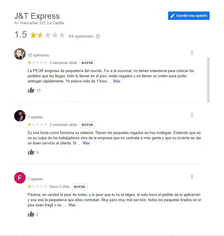 j&t paquetería que paqueteria usa temu j&t opiniones